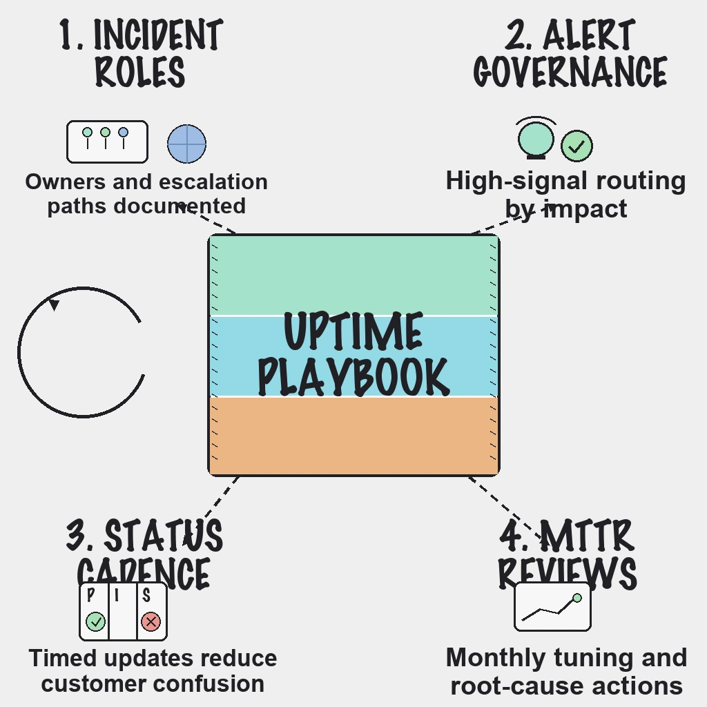 Uptime Monitoring: A Practical Monitoring Playbook for Uptime Reliability