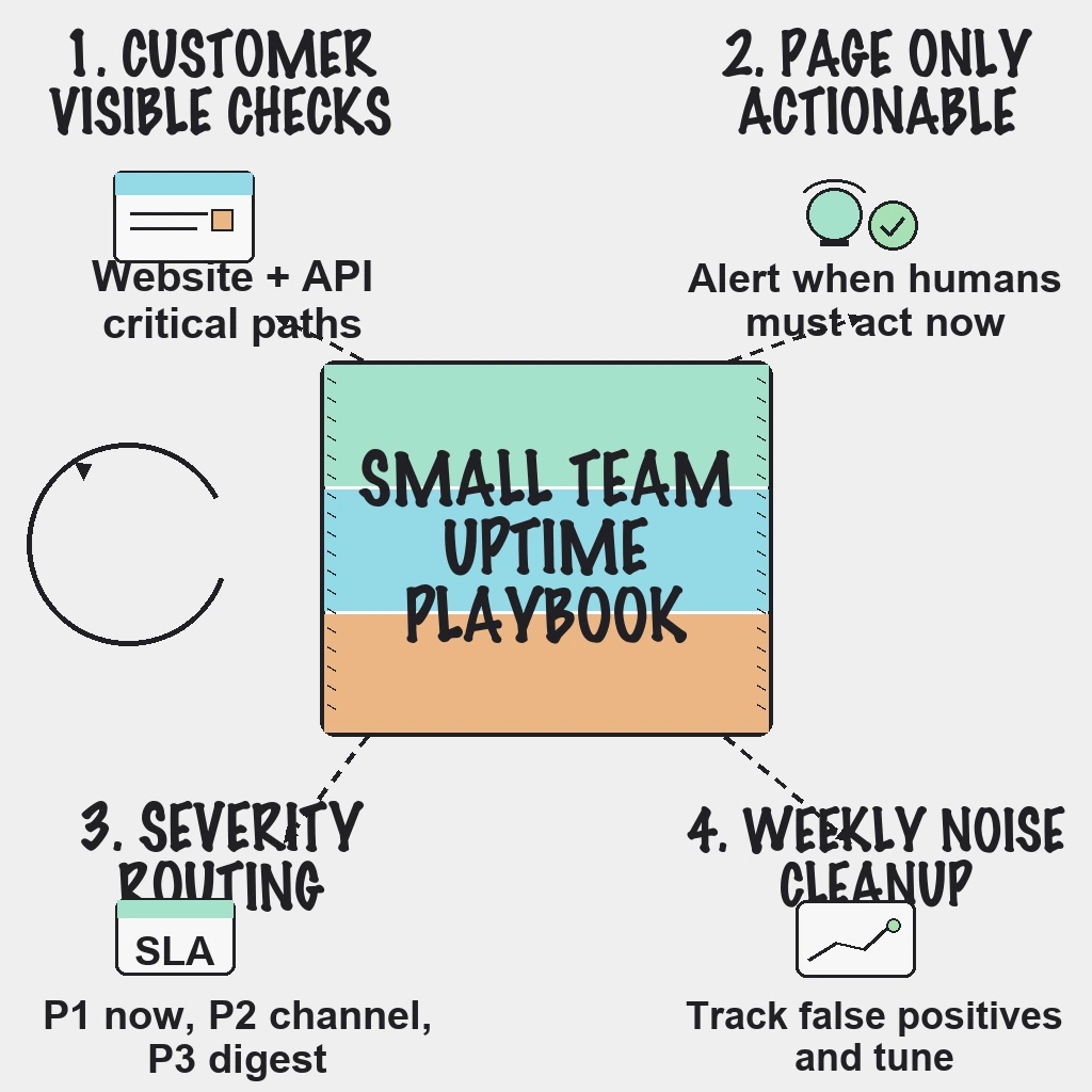 Uptime Monitoring for Small Teams: Reduce Alert Fatigue Without Missing Real Incidents